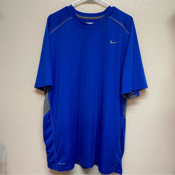 Nike Other - Nike DRI-FIT Men's Short Sleeve Shirt XXL Blue